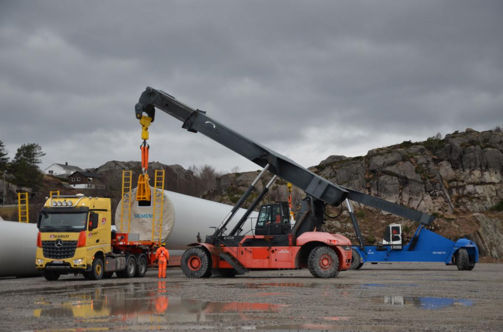 Wind power logistics - Silvasti